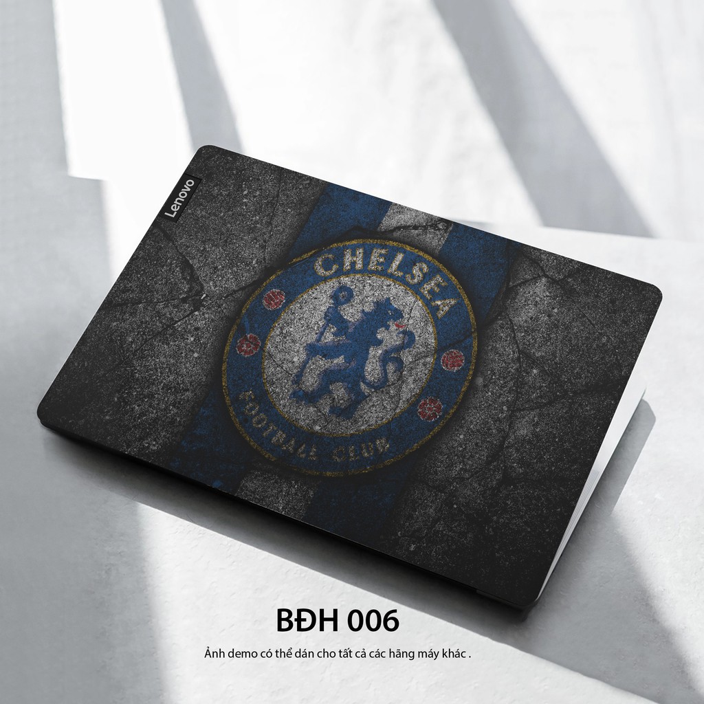 Bộ skin dán laptop mẫu Logo Chelsea / Có mẫu decal dán cho tất cả các hãng máy tính