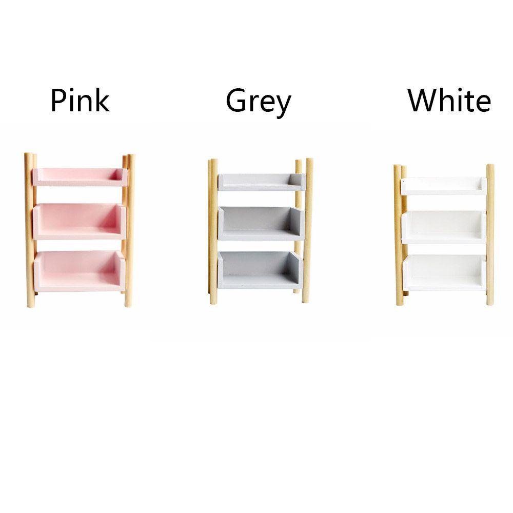 RAINBOW Kệ Sách Mini Tỉ Lệ 1: 12 Trang Trí Nhà Búp Bê