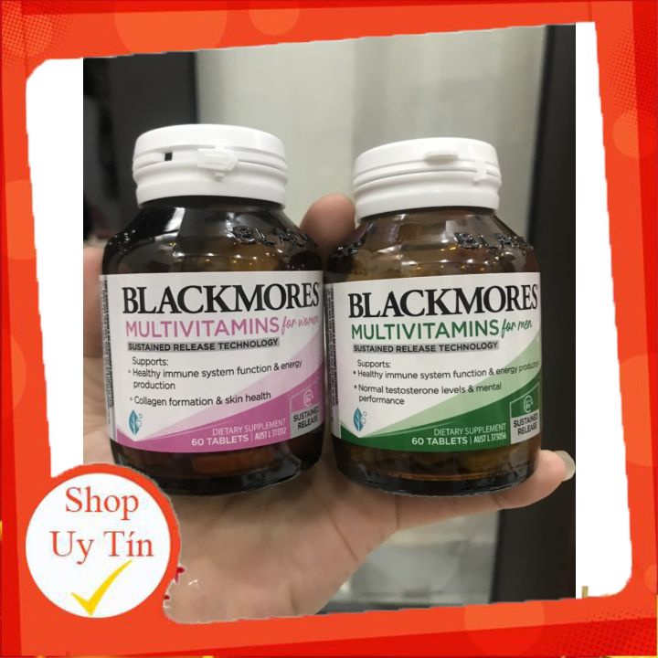 [Hàng chuẩn Úc] Vitamin tổng hợp cho phụ nữ Blackmores Multivitamin for Women hỗ trợ sinh lý nữ blackmores women