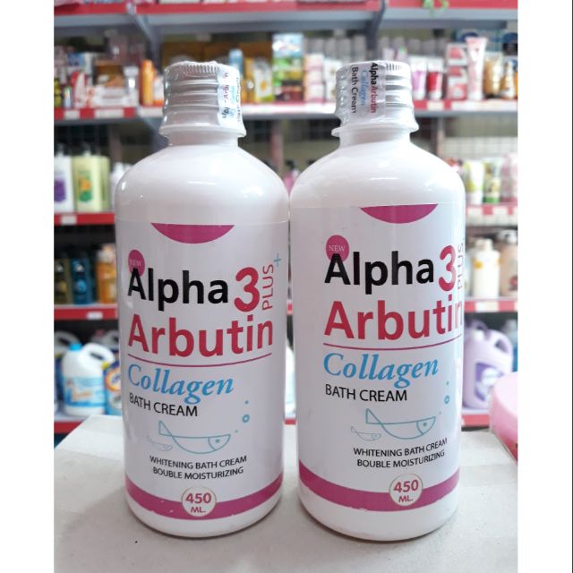 Kem tắm trắng Alpha Arbutin Collagen Plus 3+