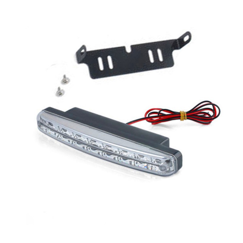 Đèn định vị ban ngày cho xe hơi có 8 bóng LED 12V