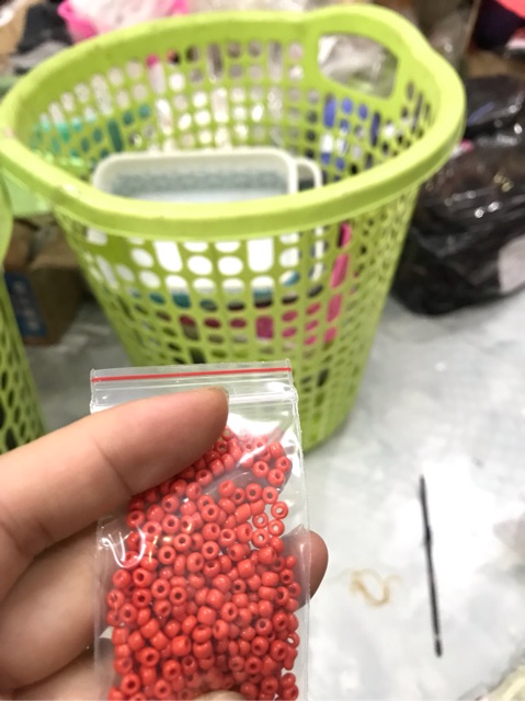 Hạt cườm trang trí 3mm 6k/gói