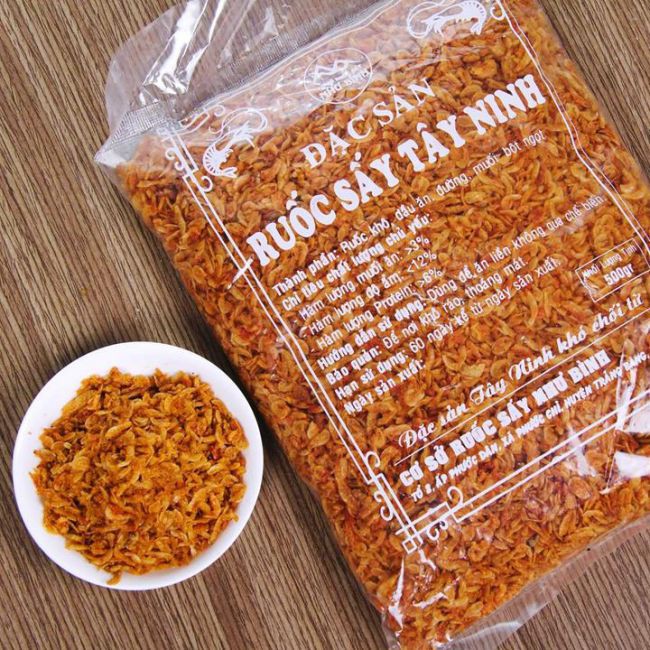 500gr Ruốc Sấy Chuẩn Vị Tây Ninh - Cơ Sở Bánh Tráng Muối Như Bình