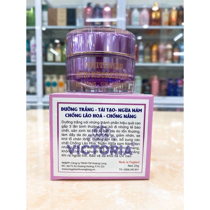 KEM VICTORIA DƯỠNG TRẮNG TÁI TẠO NGỪA NÁM CHỐNG LÃO HOÁ CHỐNG NẮNG 25G