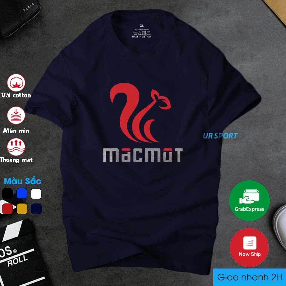 Áo thun nam cổ tròn Macmot thời trang cá tính, chất vải cotton 4 chiều cao cấp thoáng mát