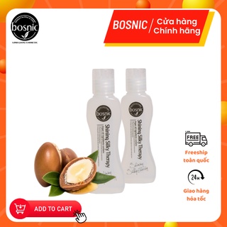 Chính hãng - tinh dầu dưỡng phục hồi tóc silky moroccan bosnic 60ml