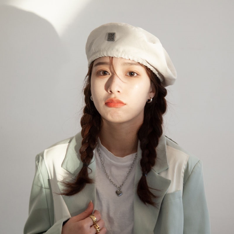 Mũ Beret Mỏng Kiểu Họa Sĩ Yuppie Ngọt Ngào Và Mát Mẻ Niche