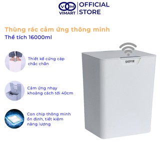 Thùng rác cảm ứng thùng rác thông minh có nắp đóng mở tự động 3-5s, pin trâu_Vimart.vn