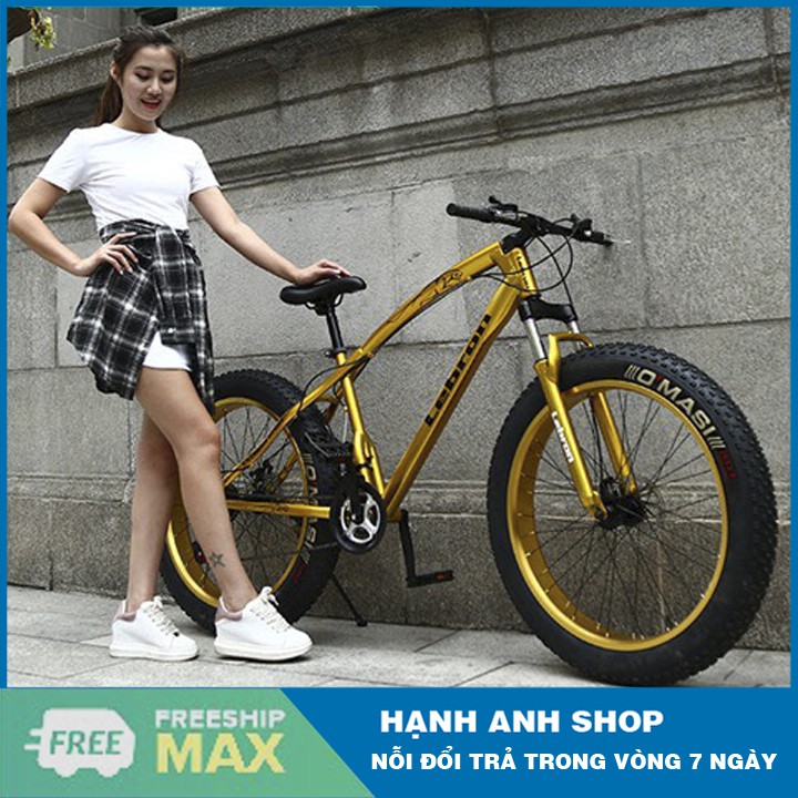 Xe đạp thể thao bánh béo LEBRON - Xe đạp leo núi - Nhập khẩu đài loan - Bảo hành 12 tháng