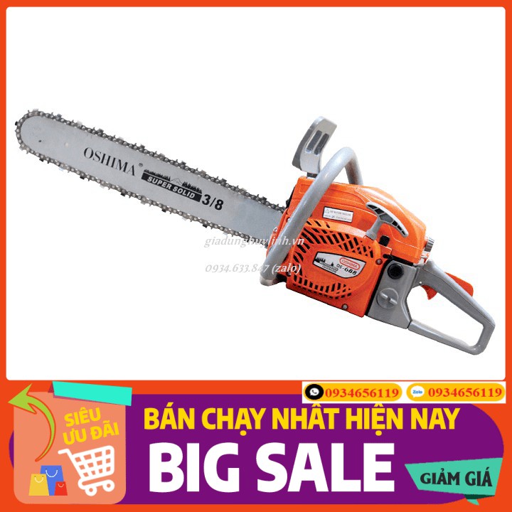 Máy cưa xích chạy xăng Oshima OS-688 - 50cm