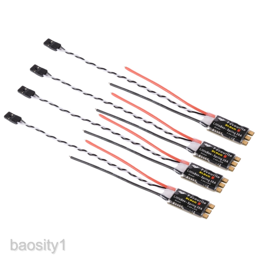 Set 4 Bộ Điều Tốc Không Chổi Than BL-S 30A LIPO Hỗ Trợ DSHOT Oneshot42 Cho Máy Bay Điều Khiển Từ Xa Baosity1