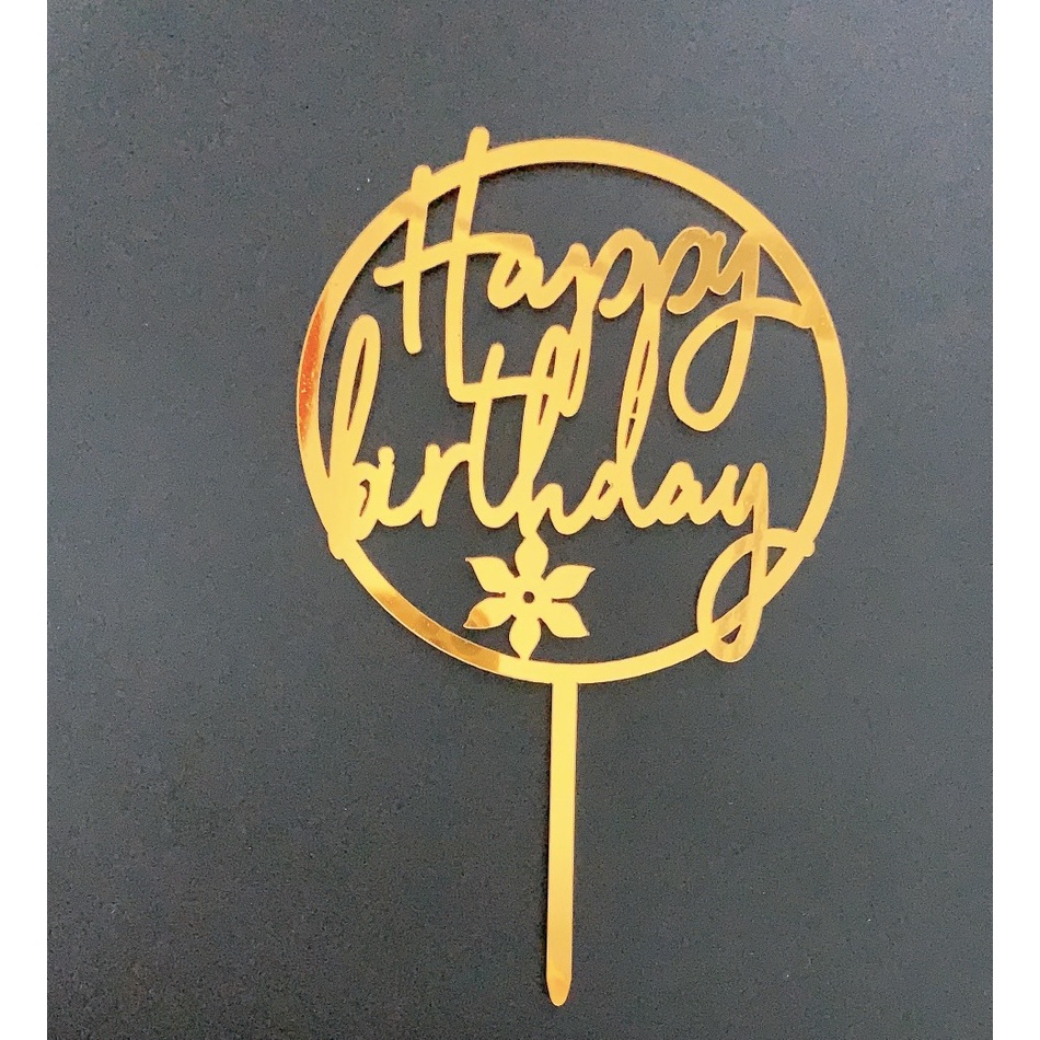 Set 10 Mica tròn đơn giản gắn hoa