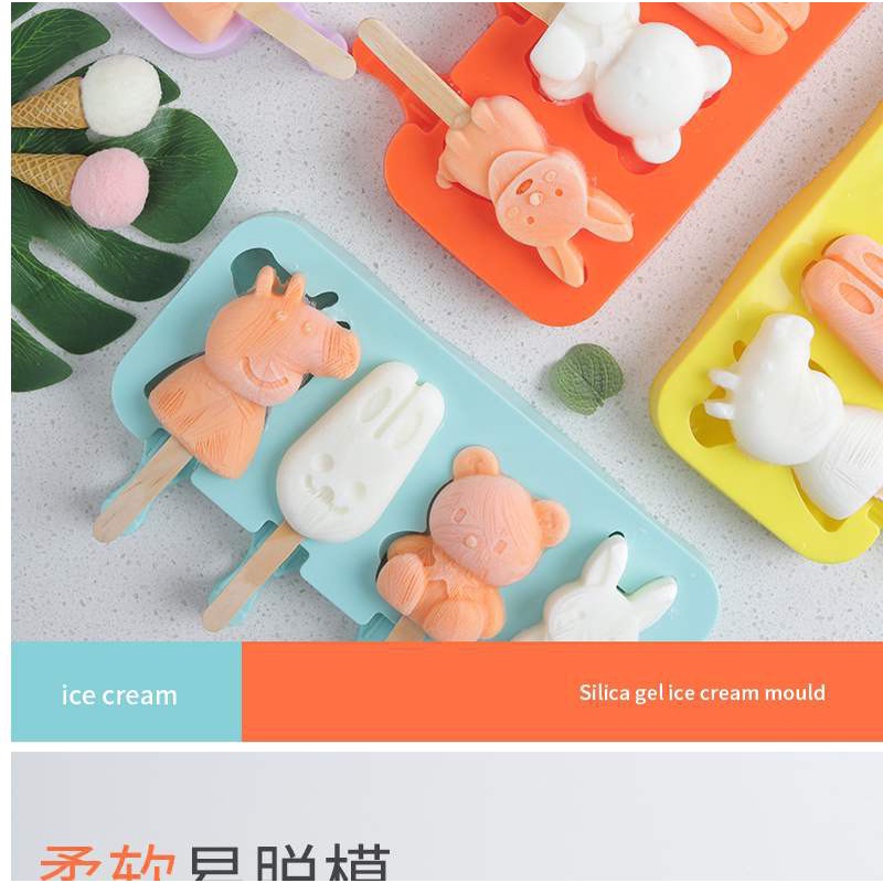 Quick Hair Ice Cream Mold Silicone Ice Cream