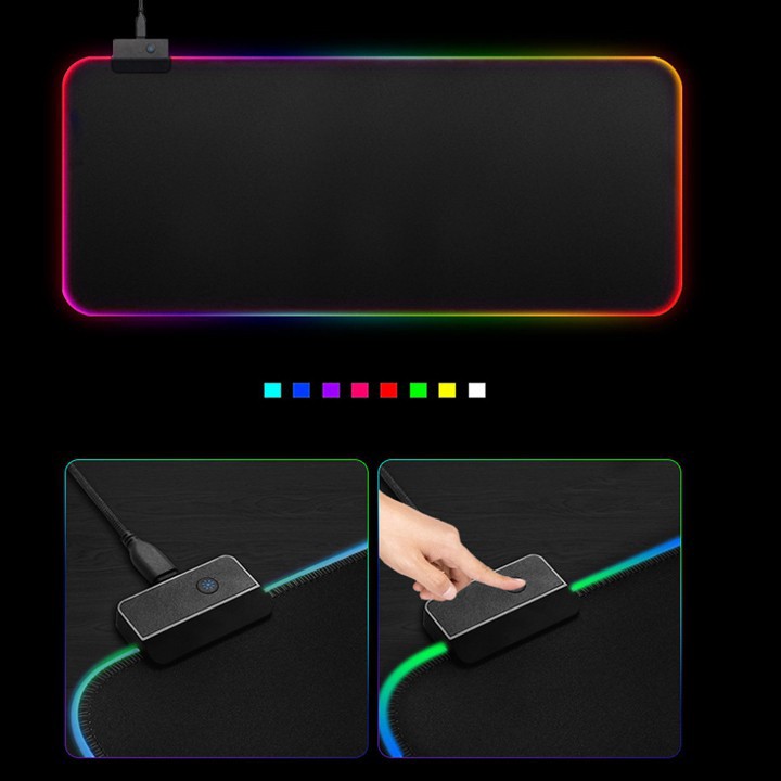Miếng lót chuột LED RGB - Mousepad Led RGB full size 80cm x 30cm, 300 x 250mm
