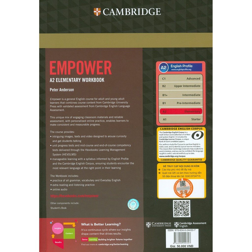 Sách - Empower Elementary Workbook With Online Access - A2