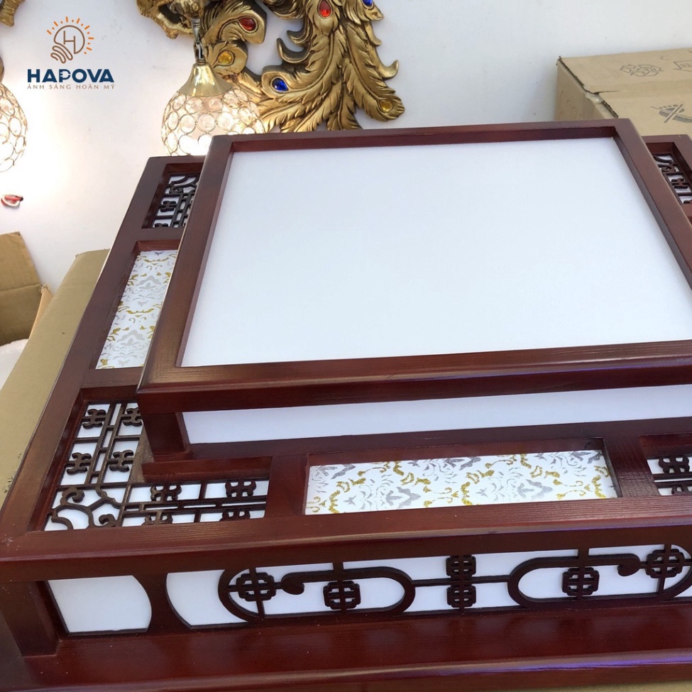 Đèn ốp trần gỗ OT 1028