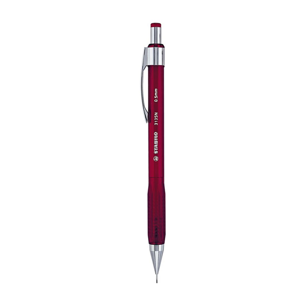 Bộ 1 cây bút chì bấm STABILO 3135N 0.5mm + Ruột chì PC3206R24-2B (MP3135S)