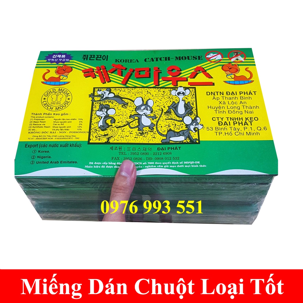 keo dính chuột siêu dính,có sẵn mồi,ke