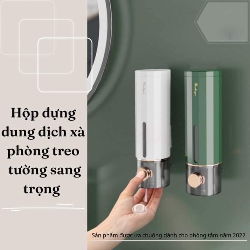 Hộp đựng dầu gội, sữa tắm, nước rửa tay dán tường không cần khoan vít đa năng tiện dụng
