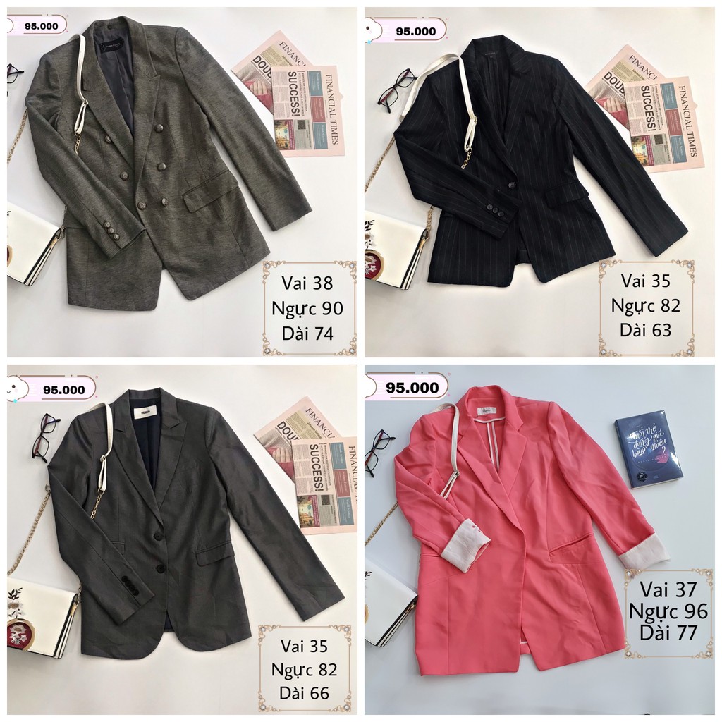 Vest, blazer nữ [2hand] đồng giá 95k | BigBuy360 - bigbuy360.vn