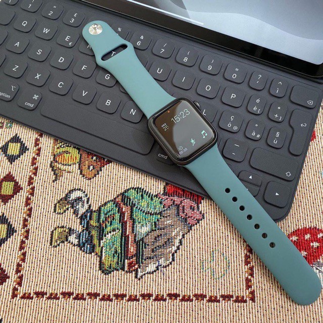 ⏰25 MÀU⏰ Dây Apple Watch Cao Su Chống Bẩn Siêu Đẹp, Siêu Mềm dành cho Apple Watch