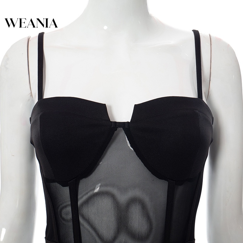 Đầm Ôm Body Phối Lưới Quyến Rũ