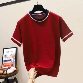 Áo len mỏng cộc tay