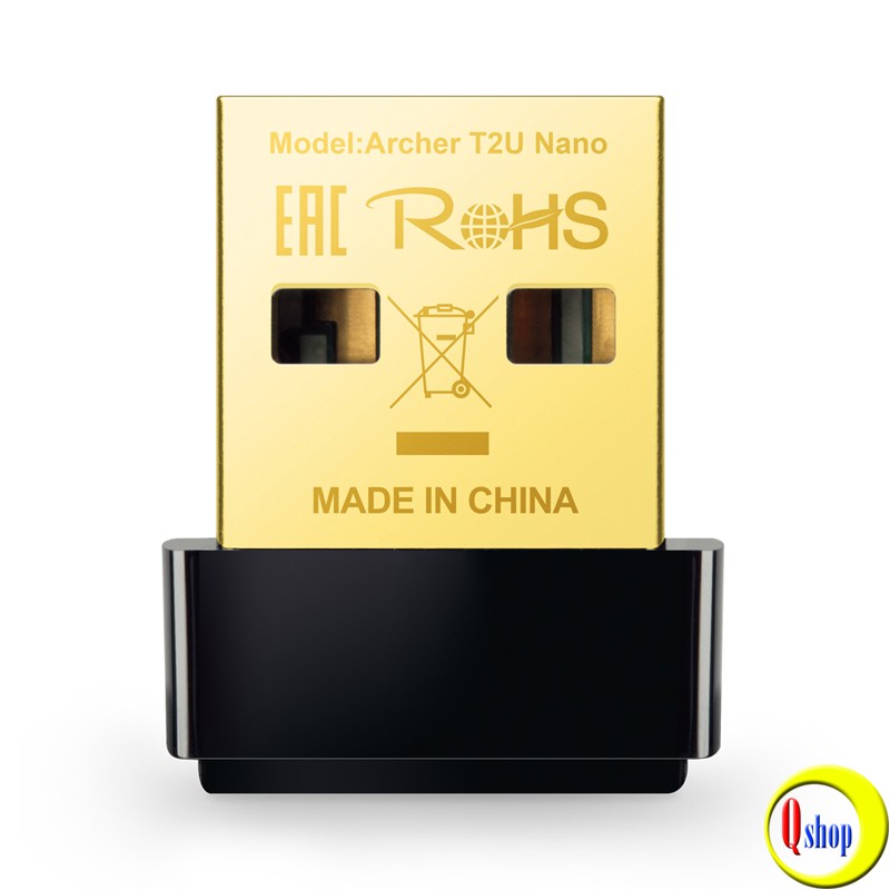 Bộ thu sóng wifi cổng USB TP-Link Archer T2U Nano chuẩn AC600 - Hàng chính hãng | BigBuy360 - bigbuy360.vn