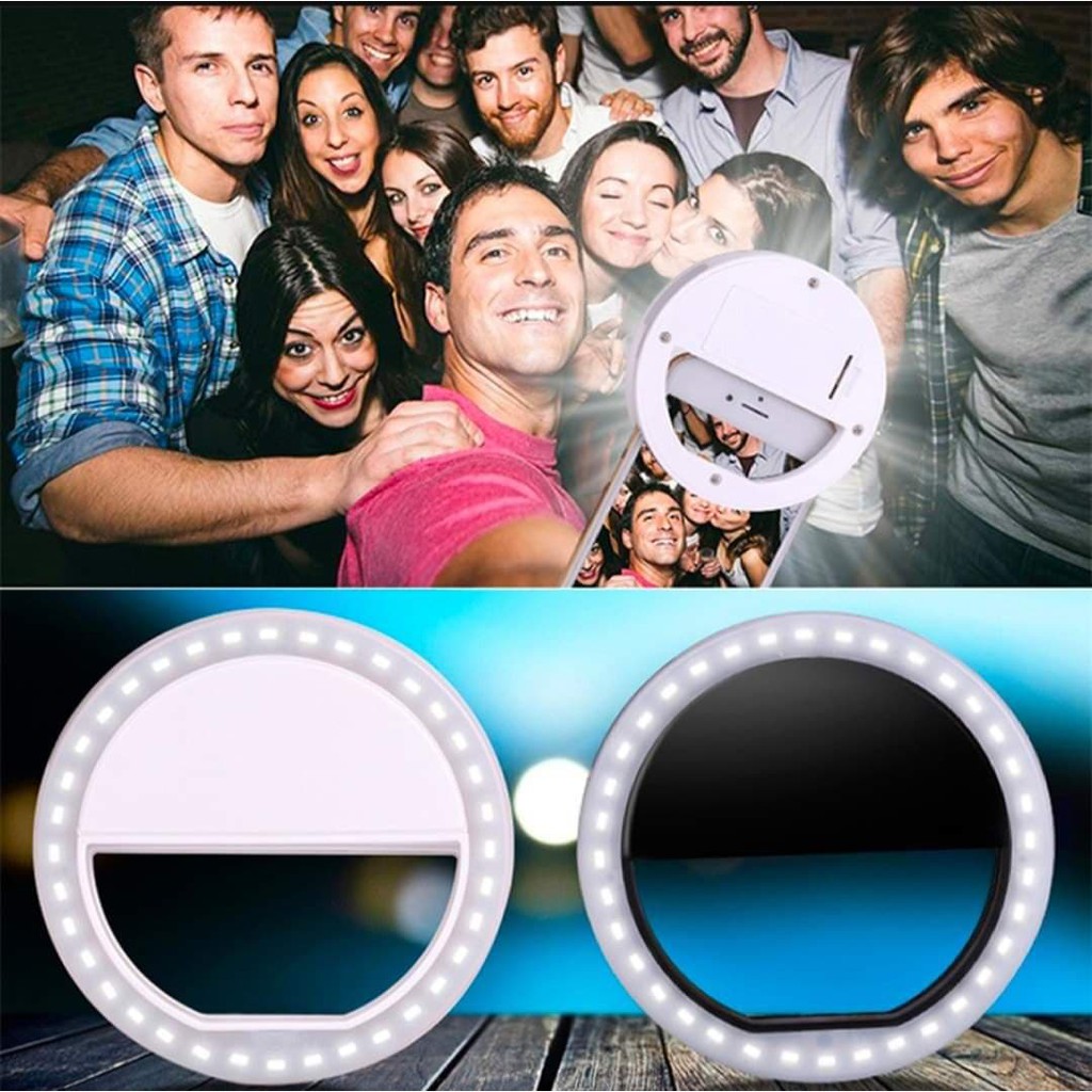 Đèn Seofi,Chụp Mi, Chụp Nail. Đèn Chụp Seofi Cho Điện Thoại Sống Ảo 3 Nấc Sáng, Tặng Kèm Dây Sạc