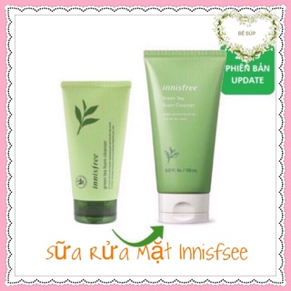Sữa Rửa Mặt Trà Xanh Innisfree - chiết xuất từ 100% trà xanh tự nhiên TT 150ml