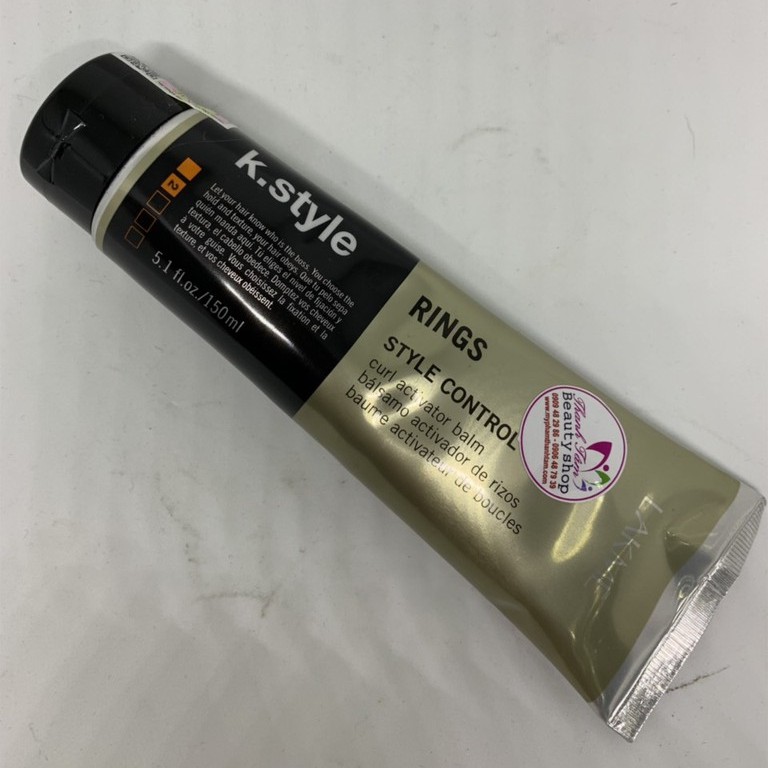 Kem dưỡng K.Style Rings Style Control tạo kiểu tự nhiên cho tóc xoăn 150ml