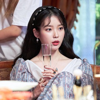 [CÓ SẴN] bờm nhung đính đá IU