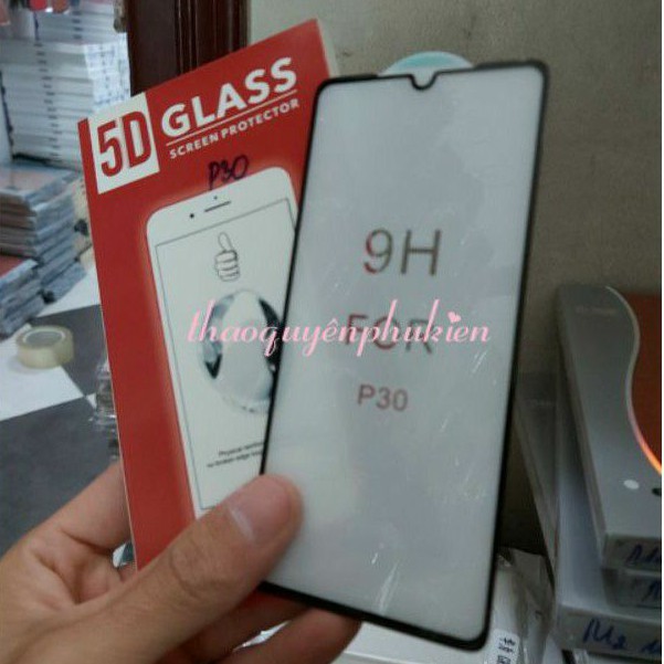 Dán Kính Cường Lực 5D xịn full Màn Hình huawei p30