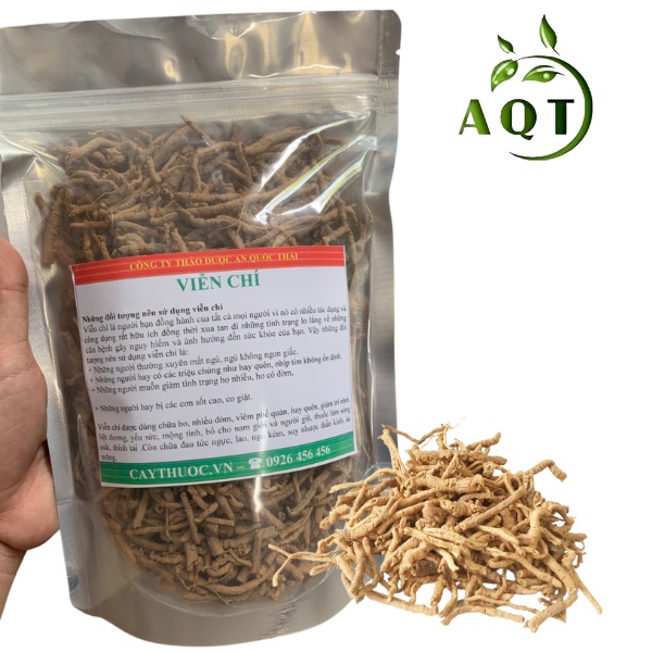 Viễn Chí Khô 500g (Hàng Chuẩn, Rút Lõi) An Thần, Trừ Ho, Giảm Đau Tức Ngực