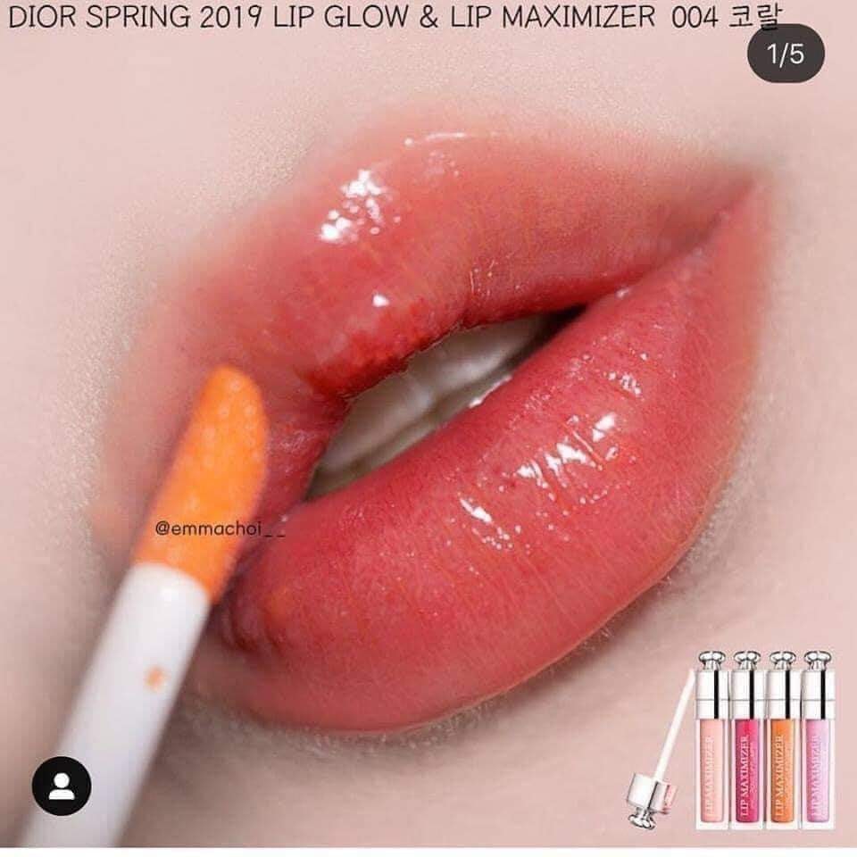 Son Dưỡng Dior Addict lip maximizer Mini màu 004 cam