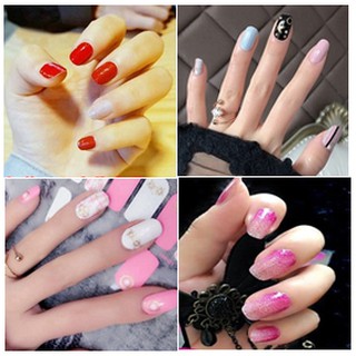 Miếng dán móng tay Silicon - Nail Wraps (14 miếng dán khô)