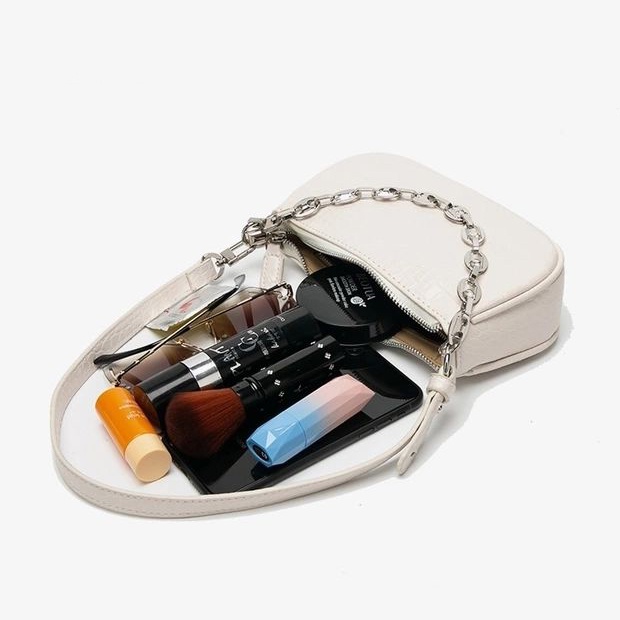 Zara Túi đeo dưới cánh tay Phối Dây Xích Sành Điệu Hợp Thời Trang