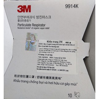 Khẩu Trang 3M 9914