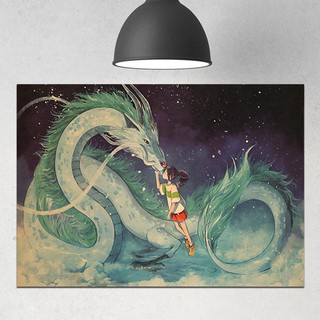 Anime Chiba Chihiro E Kraft Retro Poster