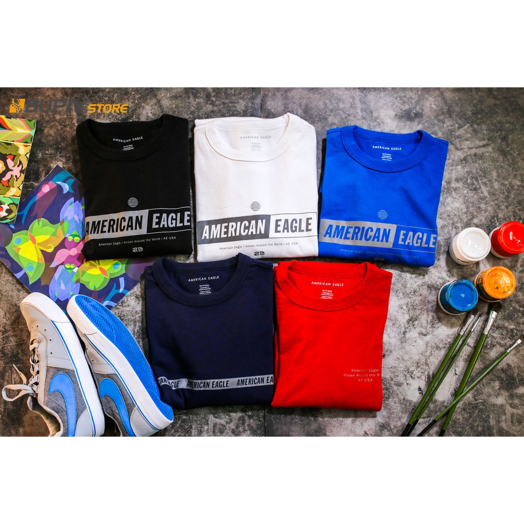 ÁO PHÔNG DÀI TAY AMERICAN EAGLE