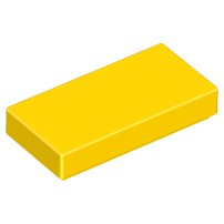 Gạch Lego tấm 1 x 2 trơn / Lego Part 3069b: Tile 1 x 2 with Groove