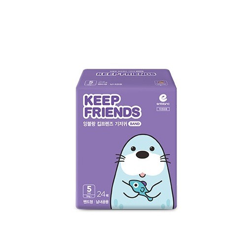 Tã/Bỉm Dán ENBLANC KEEP FRIENDS Nội Địa Hàn Quốc, Đủ Size S40/M32/L28/XL24 Dành Cho Bé