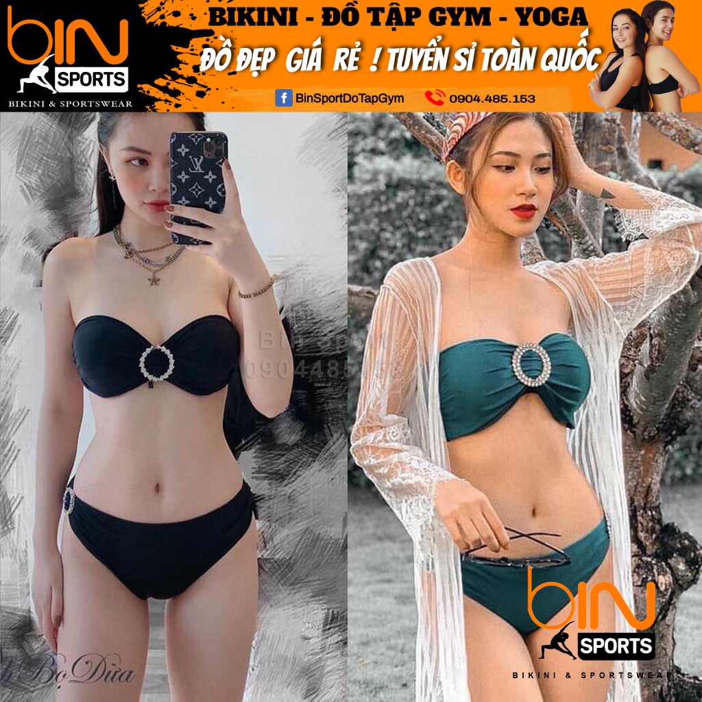 Bộ Bơi Nữ Hai Mảnh Sexy Mặc Đi Biển Bin Sports BHV035