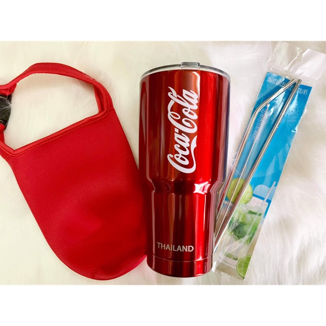 Ly giữ nhiệt coca đỏ