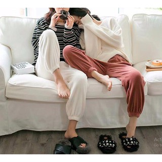 Quần nữ chất nỉ lông siêu ấm thời trang Hàn Quốc