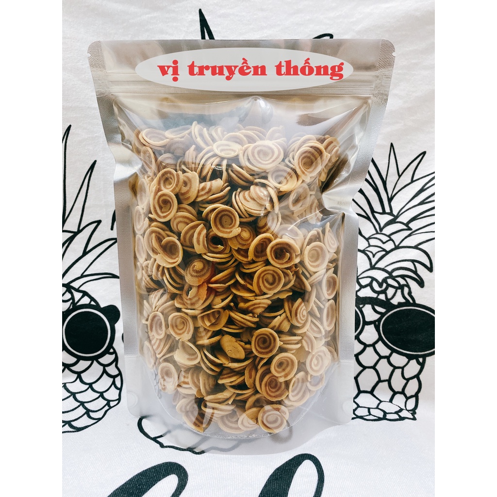 500g Bánh Tai Heo Nhí 2 vị, giòn thơm, túi zip