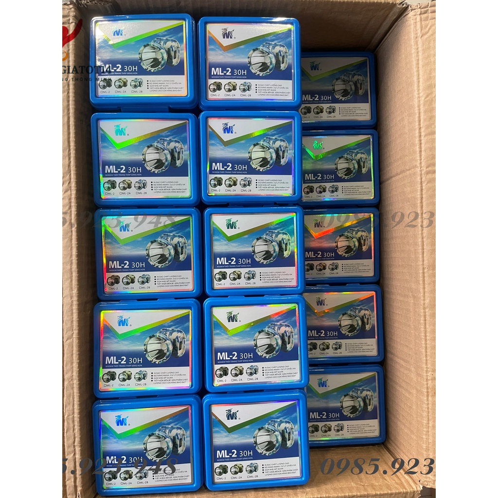 Đèn sạc đội đầu chống thấm nước ML2 (30H - Hộp xanh)