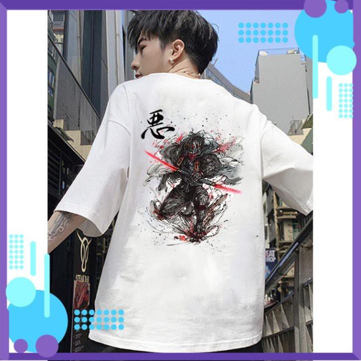 Freeship-HÈ Áo thun unisex form rộng phong cách Nhật Bản đẹp độc lạ vải dày mịn 2019T1672 3