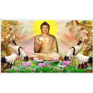 Tranh đính đá phật tổ lv323 kt 110x75cm