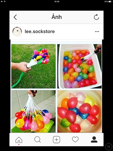 Bơm bóng nước Water Balloons ( 1 túi )